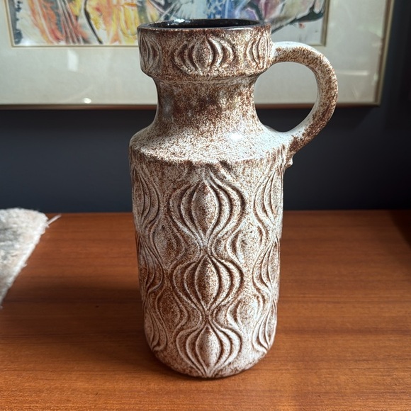 Mid Century Scheurich West German  Vase Onion Amsterdam Oswald Kleudgen 485-26 - Picture 3 of 7